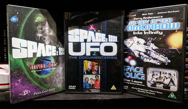 Post-Con 2012, Space: 1999/UFO Documentaries, The Day After Tomorrow/Space Police (DVDs)