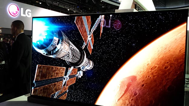 NASA 4K UHD on display in the LG booth