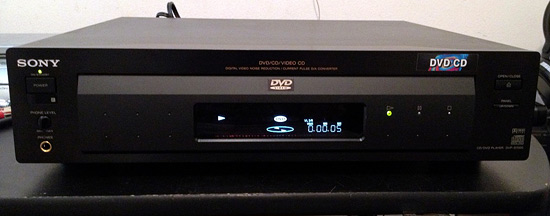 Sony's first DVD player - the DVP-S7000