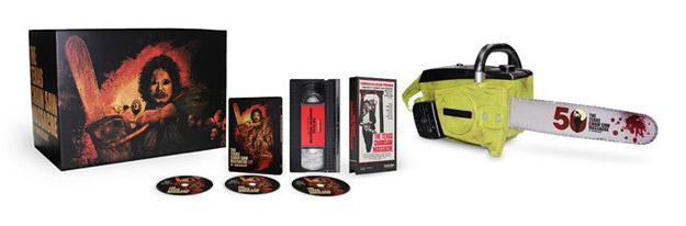 Dark Sky Selects' Texas Chain Saw Massacre: 50th Anniversary “Chain Saw” Edition box set