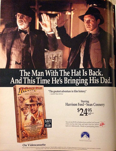 VHS advertisement