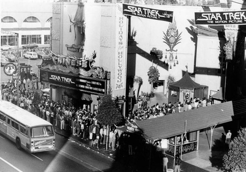 The premiere of Star Trek: The Motion Picture