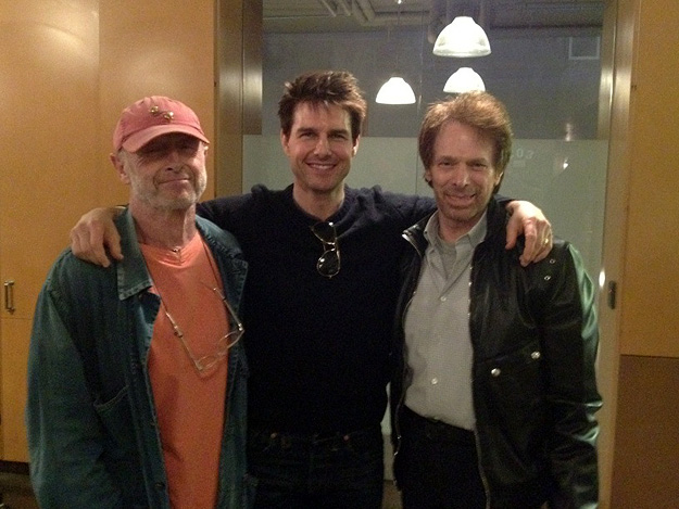L to R: Tony Scott, Tom Cruise and Jerry Bruckheimer