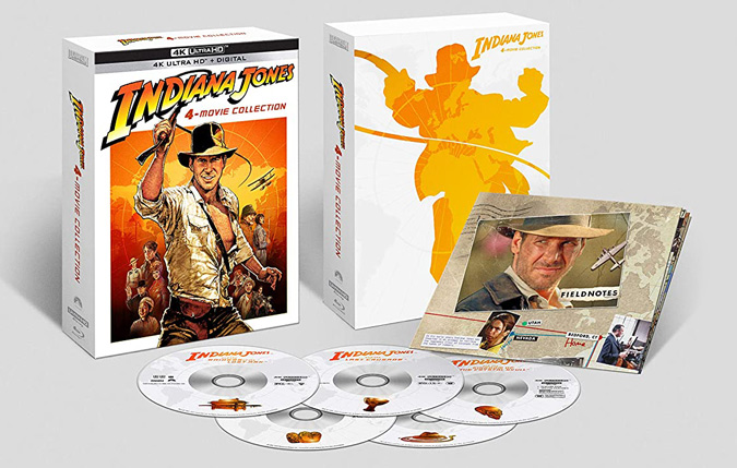 Indiana Jones: 4-Movie Collection (4K Ultra HD)