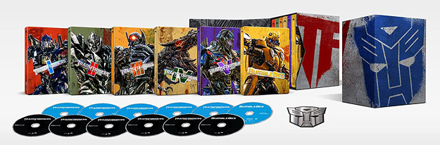 Transformers Limited Edition Steelbook 6-Movie Collection (4K Ultra HD)