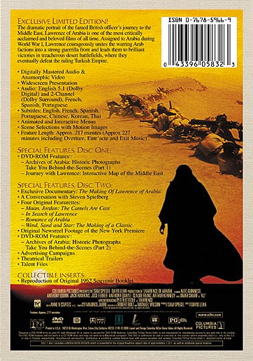 Lawrence of Arabia (back)