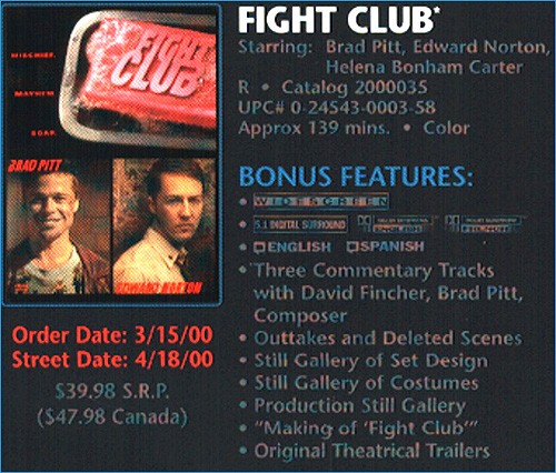 Fight Club sell sheet  (78k)