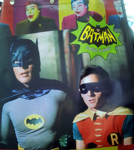 Warner's Batman bag at Comic-Con 2013