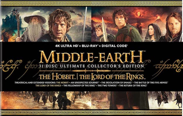 Middle-Earth 31-Disc Ultimate Collector’s Edition (4K UHD and Blu-ray box set)