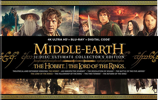 Middle-Earth 31-Disc Ultimate Collector’s Edition (4K UHD box set)
