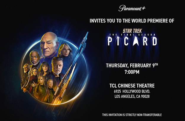 Picard Premiere invitation