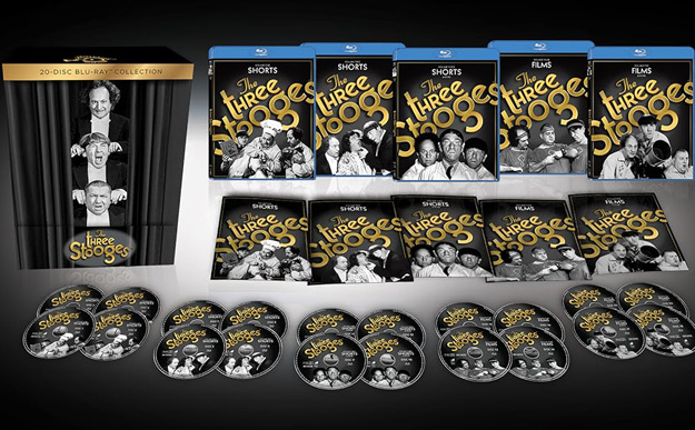 The Three Stooges: 20-Disc Collection (Blu-ray Disc)