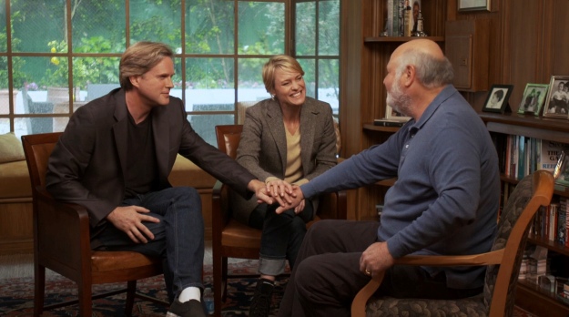 Rob Reiner, Cary Elwes, and Robin Wright