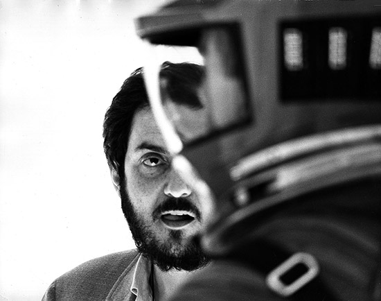 Director Stanley Kubrick on the set of 2001: A Space Odyssey
