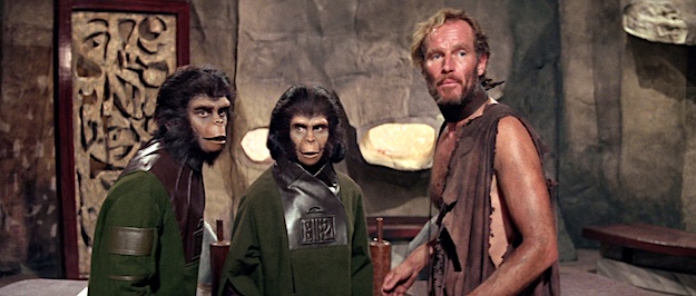 A scene from Planet of the Apes (1968).