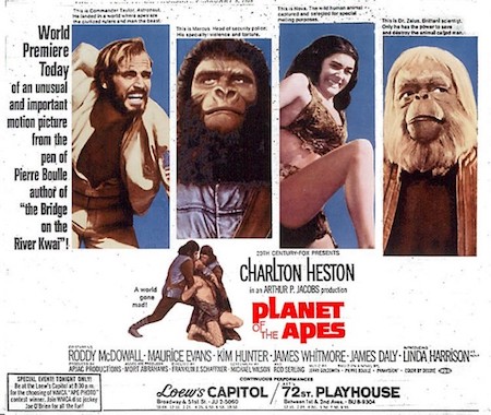 Planet of the Apes promotional art