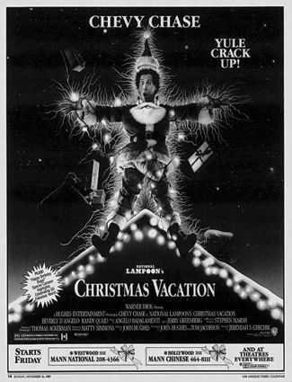 Christmas Vacation newspaper ad