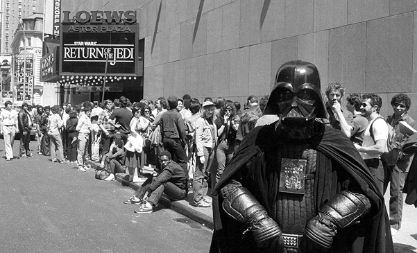 Screenings for Star Wars in 1983
