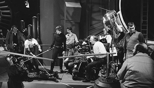 On the set of Return of the Jedi