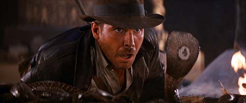 A scene from Raiders of the Lost Ark