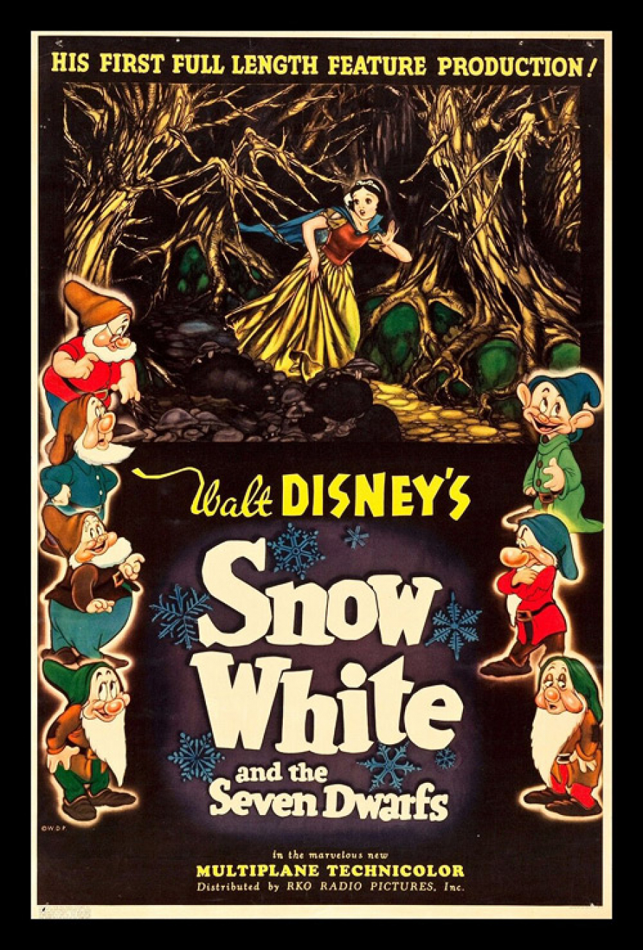 snow white and the seven dwarfs 1937 poster