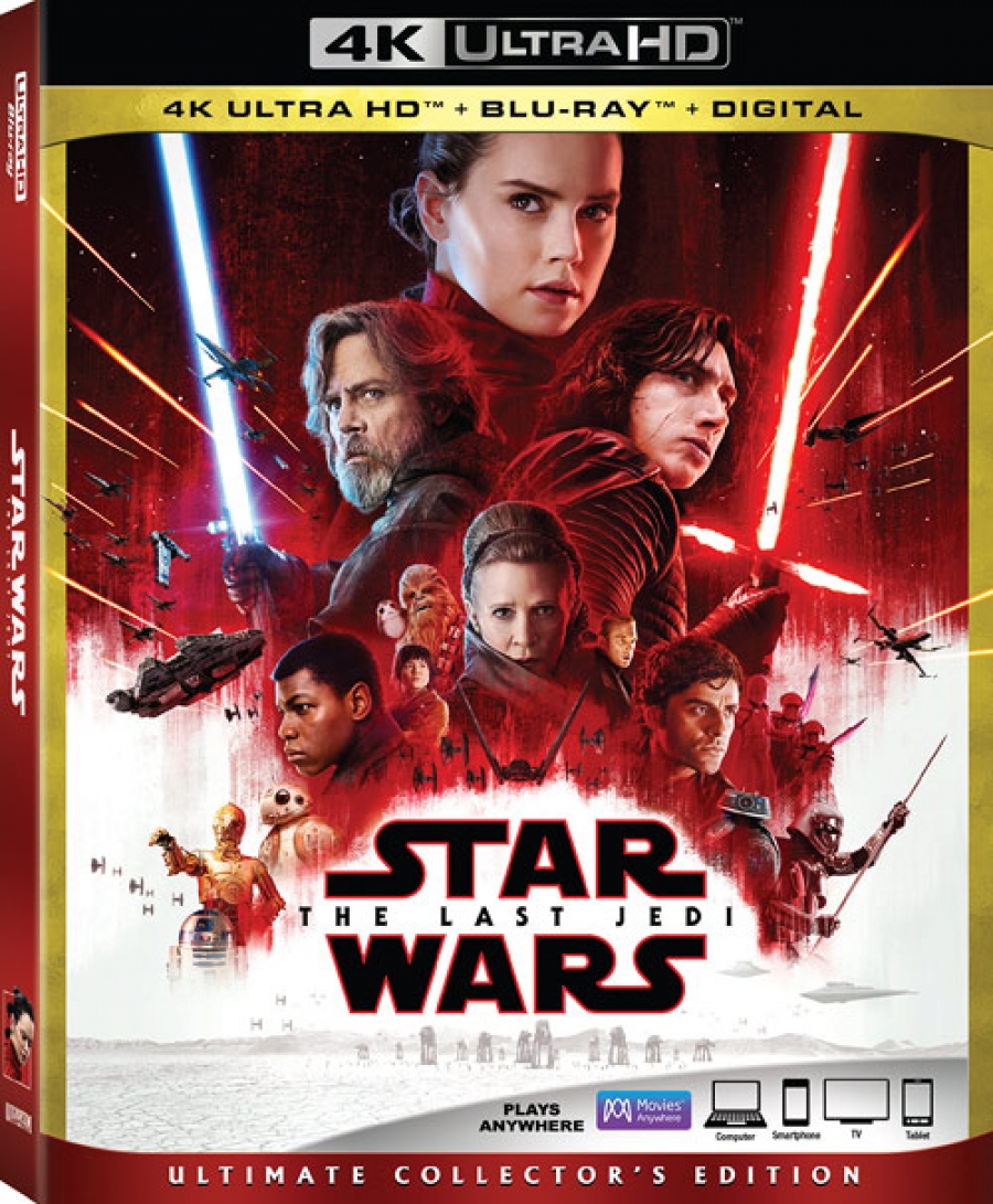 Disney Lucasfilm Officially Announce Star Wars The Last Jedi For Blu Ray Dvd 4k Uhd On 3 27