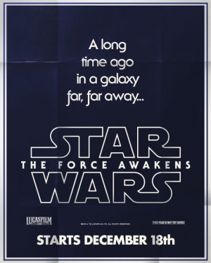 The Force Awakens retro posters