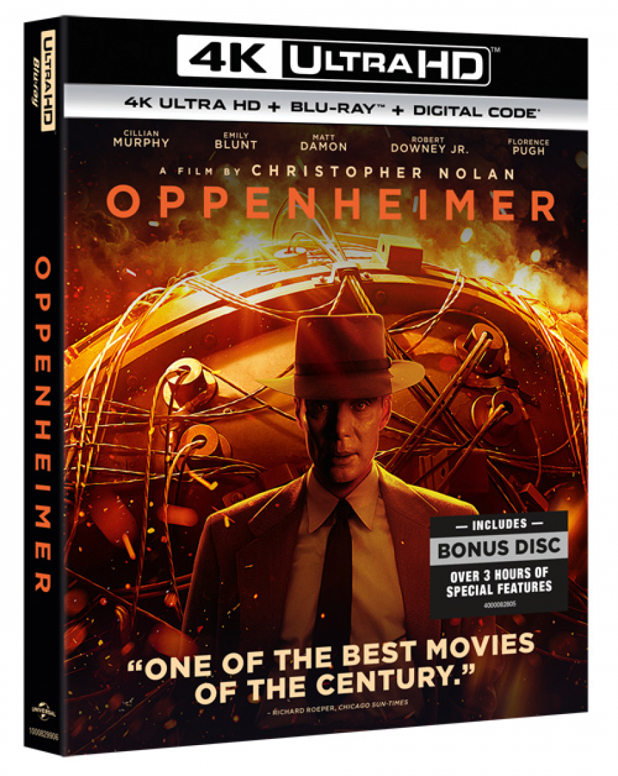 Universal sets Christopher Nolan's OPPENHEIMER (2023) for Blu-ray, DVD & 4K  Ultra HD on 11/21!