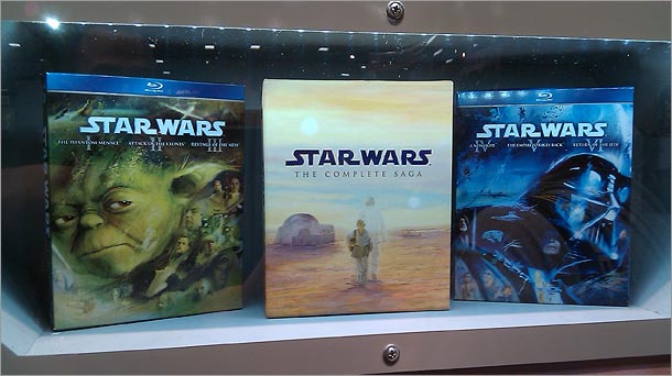 The Star Wars Blu-rays