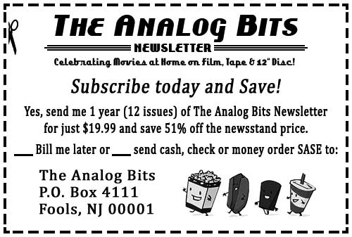 Subscribe to The Analog Bits today and save 51% off the newsstand price!